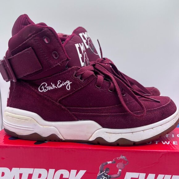 Ewing 33 Hi Red/Black RN 91175 Basketball Sneaker‎ MEN SIZE 10.5 (NO INSOLES) main image 4